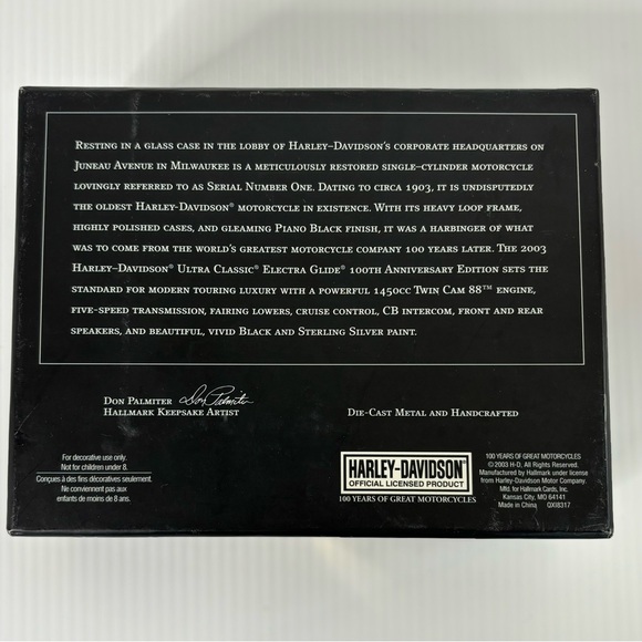 2003 Harley-Davidson 100th Anniversary Edition Set Hallmark Keepsake Ornaments - Picture 6 of 16
